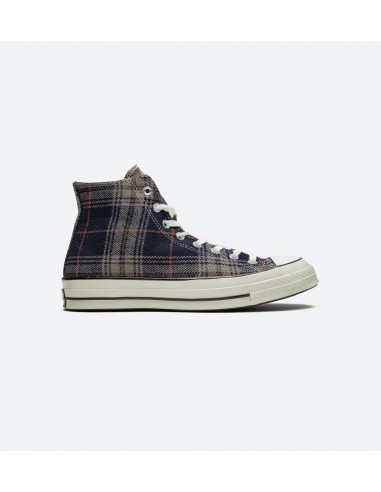 Chuck 70 Plaid High Mens Shoe - Navy/Red en ligne des produits 