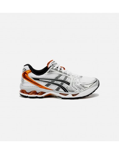 Gel Kayano 14 Piquant Orange Mens Lifestyle Shoe - White/Piquant Orange Paris Déstockage Promo