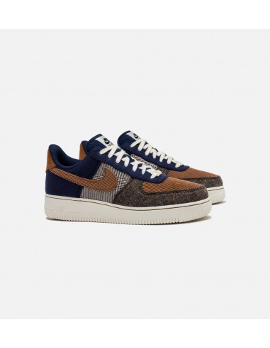 Air Force 1 Low Tweed Corduroy Mens Lifestyle Shoe - Midnight Navy/Ale Brown/Pale Ivory Free Shipping pas cheres