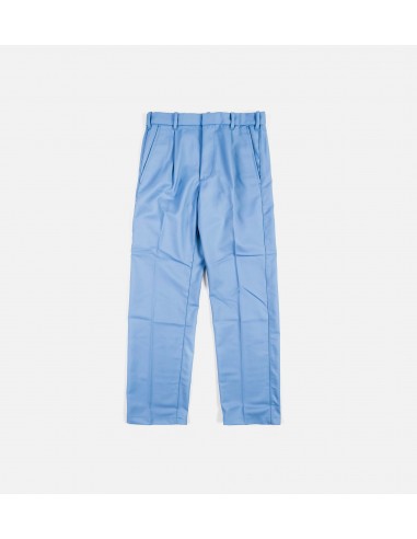 Pleated Front Mens Pants - Blue de pas cher