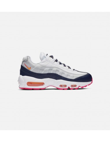 Air Max 95 Womens Shoe - Midnight Navy/Laser Orange/Pure Platinum Les êtres humains sont 