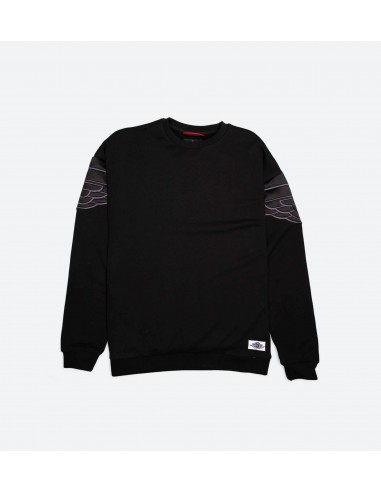 Air Jordan Classic Crew Mens Shirt - Black/Black pas cher 