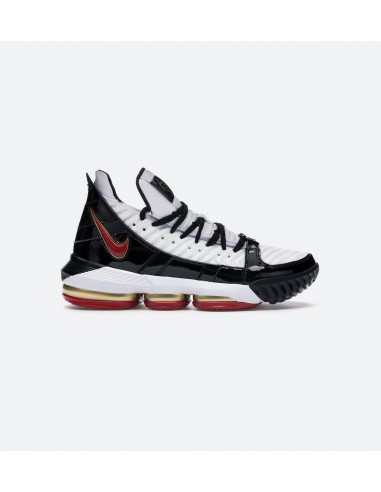 Lebron 16 Remix Mens Shoe - White/Black/Red Les êtres humains sont 