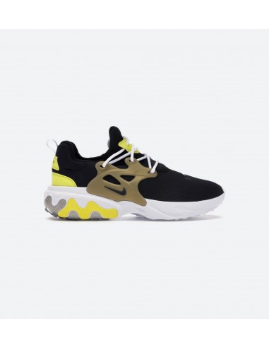 React Presto Mens Running Shoe - Black/Yellow 2 - 3 jours ouvrés.