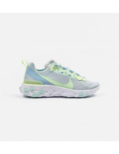 React Element 55 Womens Lifestyle Shoe - White/Frosted Spruce-Barely Volt En savoir plus