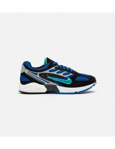 Air Ghost Racer Mens Running Shoe - Black/Blue rembourrage situé sous