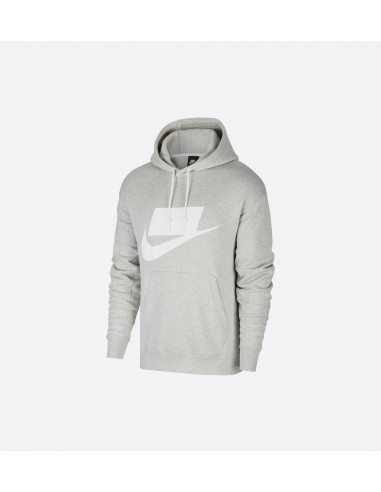 Sportswear Mens Pullover Hoodie - Grey/Grey Comparez et commandez 