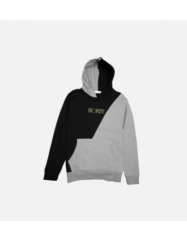 Split Mens Hoodie - Black/Black Dans la société mordern