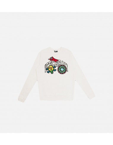 Cunningham Mens Crew - White/White de pas cher