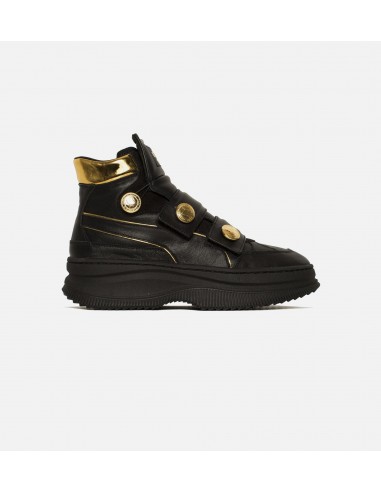 Balmain X Puma Deva Straps Womens Lifestyle Shoe - Black/Gold rembourrage situé sous