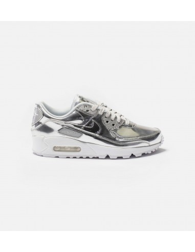 Air Max 90 Womens Running Shoe - Platinum/Silver/Light Grey des créatures d'habitude