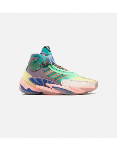 Pharrell Williams 0 To 60 Mens Basketball Shoe - Yellow Tint/Legacy Purple/Clear Brown Fin de série