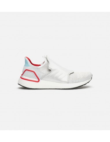 adidas Consortium Ultraboost 19 X Doe Mens Running Shoe - Silver/White- Red JUSQU'A -70%! 