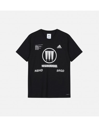 adidas X Neighorhood Mens T-Shirt - Black/White français