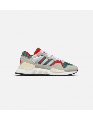 EQT ZX Mens Shoe - White/Grey/Red/Teal shop