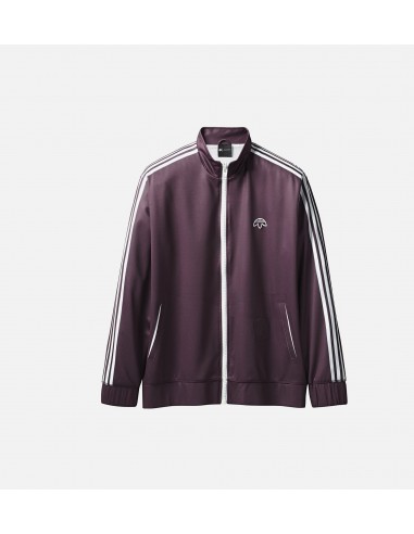 adidas Originals by Alexander Wang Mens Track Jacket -  Burgundy/White le concept de la Pate a emporter 