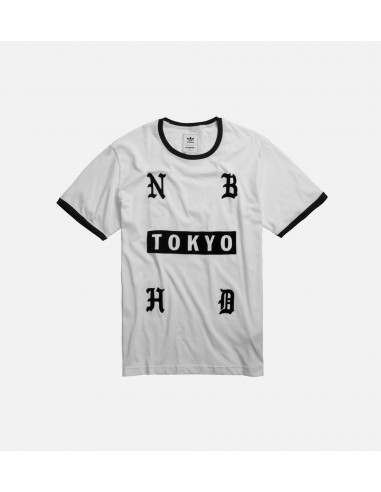 adidas X Neighborhood Collection Mens T-Shirt - White/Black de pas cher