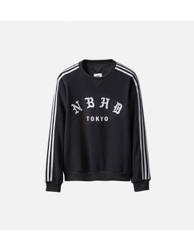 adidas X Neighborhood Collection Mens Crew Sweatshirt - Black/White la colonne vertébrale