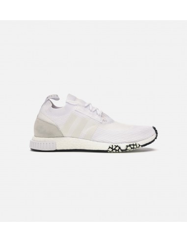 NMD Racer Primeknit Mens Shoe - White/White soldes