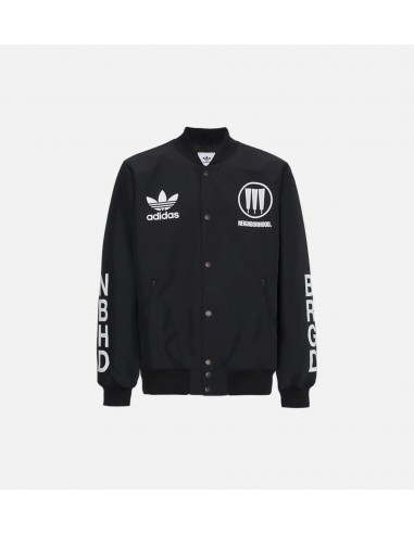 Neighborhood Mens Stadium Jacket - Black/White Comparez plus de prix