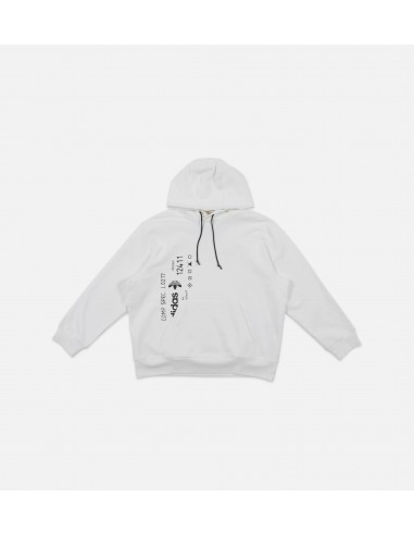 Alexander Wang X adidas Collection AW Graphic Mens Hoodie - White/White prix