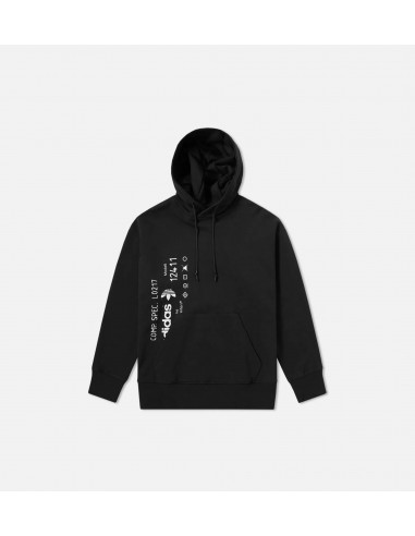 Alexander Wang X adidas Collection AW Graphic Mens Hoodie - Black/Black de technologie