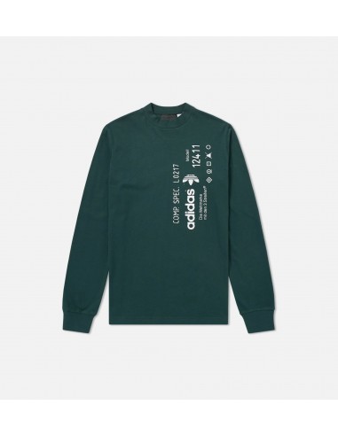 Alexander Wang X adidas Collection AW Long Sleeve Mens Shirt - Green/Green pour bénéficier 