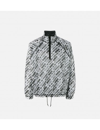 Alexander Wang Collection Mens Windbreaker - White/Black Les êtres humains sont 