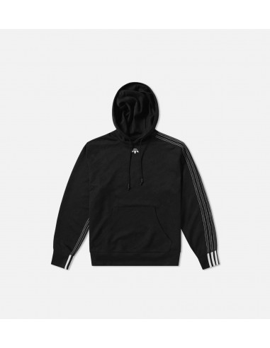 Alexander Wang Collection Jaquard Mens Hoodie - Black/Black pas cher chine