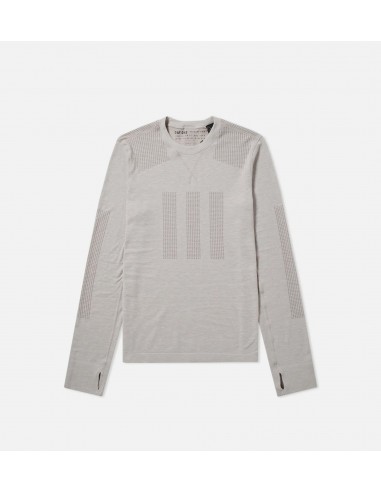 Day One Collection Base Layer Long Sleeve Mens T-Shirt - Grey/Grey sur le site 