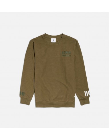 White Mountaineering Collection Mens Crew Sweatshirt - Olive/Olive Economisez 