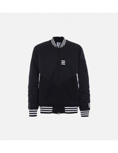 White Mountaineering Collection Mens Flight Jacket - Black/Black français