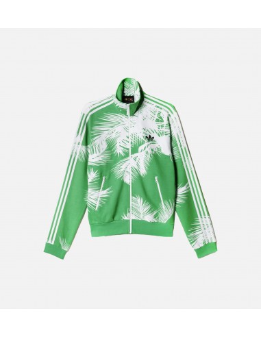 Pharrell Williams BBC Track Jacket "Palm Trees" Men's - White/VIvid Green l'évolution des habitudes 