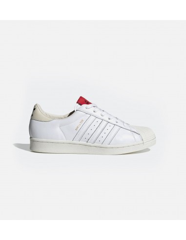 424 Shell-Toe Mens Lifestyle Shoe - White/Red le concept de la Pate a emporter 