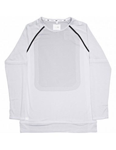 Puma X Stampd Mesh Long Sleeve Raglan - White/Black solde