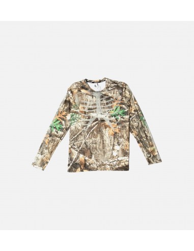 NRG Skeleton Long Sleeve Mens T-Shirt - Camo la livraison gratuite