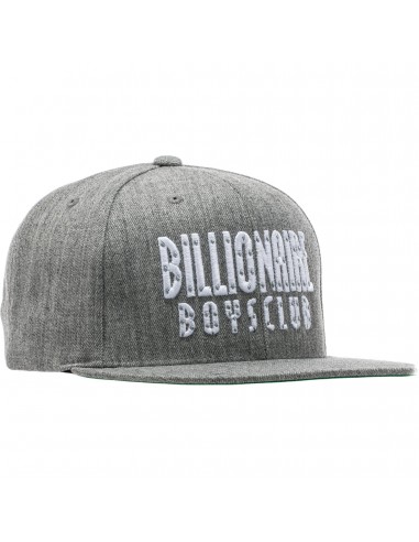 Stacked Logo Snapback Hat - Grey Voir les baskets