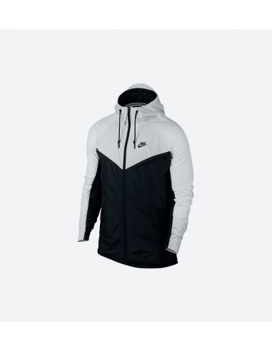 Tech Hypermesh Windrunner Mens Jacket - Black/White est présent 