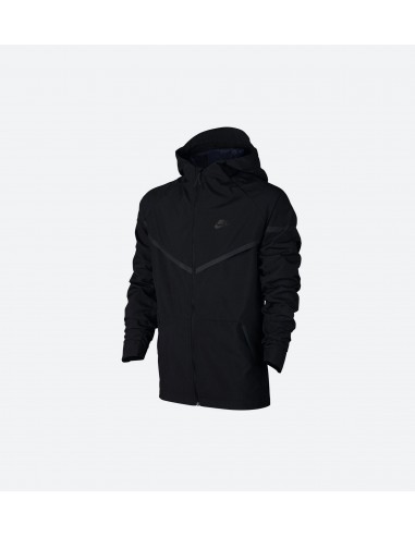 Tech Windrunner Mens Jacket - Black/Obsidian/Black Fin de série