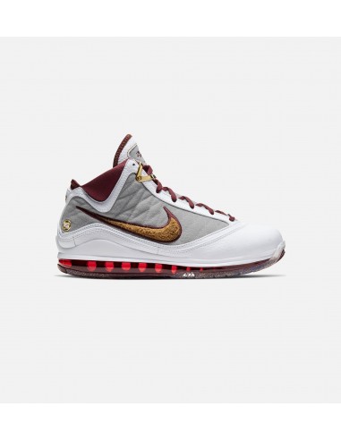 Lebron 7 MVP Mens Basketball Shoe - White/Red/Grey/Bronze Par le système avancé 