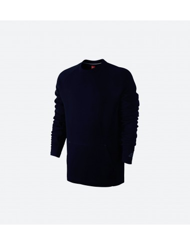 Tech Fleece Crew (Mens) - Obsidian Heather/Obsidian Heather/Black de France