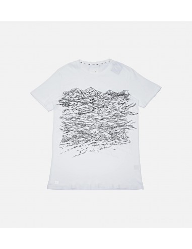 Puma X Stampd Wave Texture Print Shirt (Mens) - White la livraison gratuite