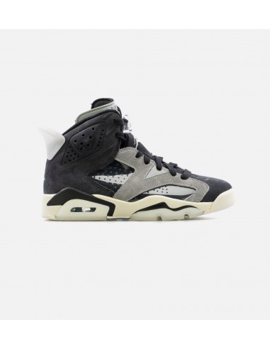 Air Jordan Retro 6 Tech Chrome Womens Lifestyle Shoe - Black/Grey votre