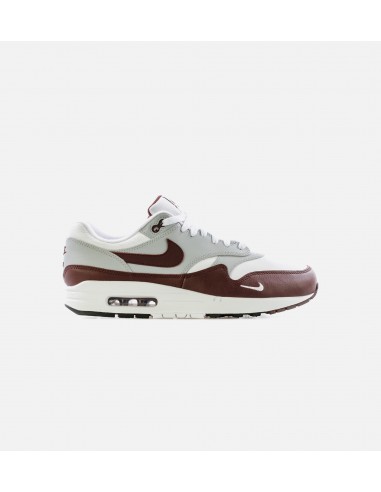 Air Max 1 Wolf Grey Mens Lifestyle Shoe - White/Brown Jusqu'à 80% De Réduction