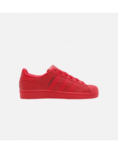 Superstar Grade School Lifestyle Shoe - Triple Red basket pas cher