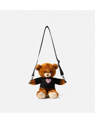 Teddy Bear Side Bag Unisex - Brown français