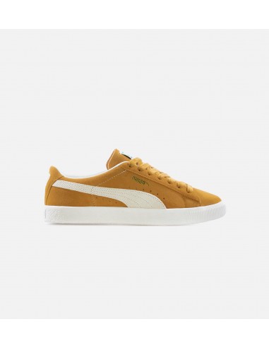 Suede Vintage Mens Lifestyle Shoe - Yellow/White En savoir plus