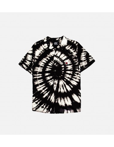 Nice Day Short Sleeve Shirt Tie Dye - Black/White Le MVP de beaucoup