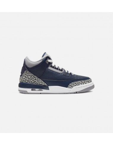 Air Jordan Retro 3 Midnight Navy Grade School Lifestyle Shoe - Navy/White/Grey online