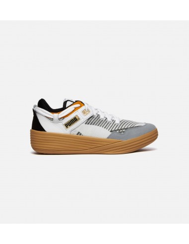 Clyde All Pro Lo Rhude X Kuzma Mens Lifestyle Shoe - White/Black/Orange soldes